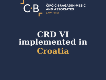 CRD6 implemented in Croatia